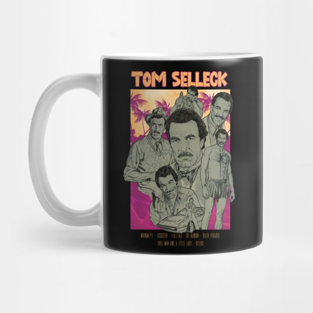 Tom Selleck Aesthetic Tropical by Dayat The Thunder